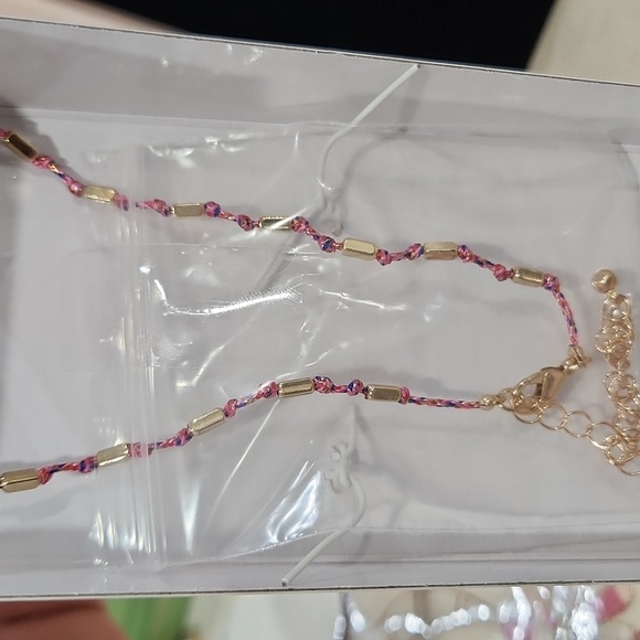 🔹️Camila Coelho Glass Stone Fresh Pearl ,Jade, Amethyst ,Turquoise 18" Necklace - Picture 5 of 5